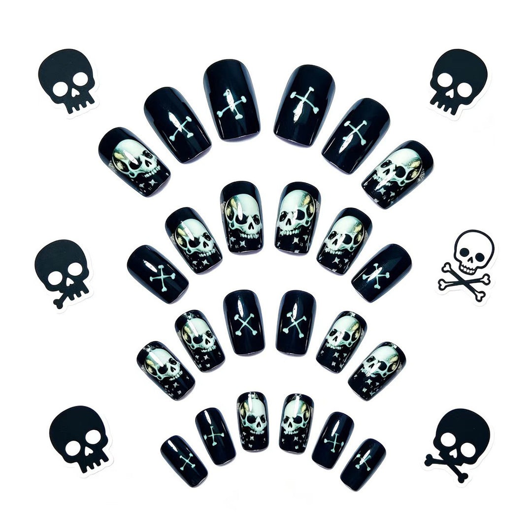 Gothic Skull Nail Art Kalsten