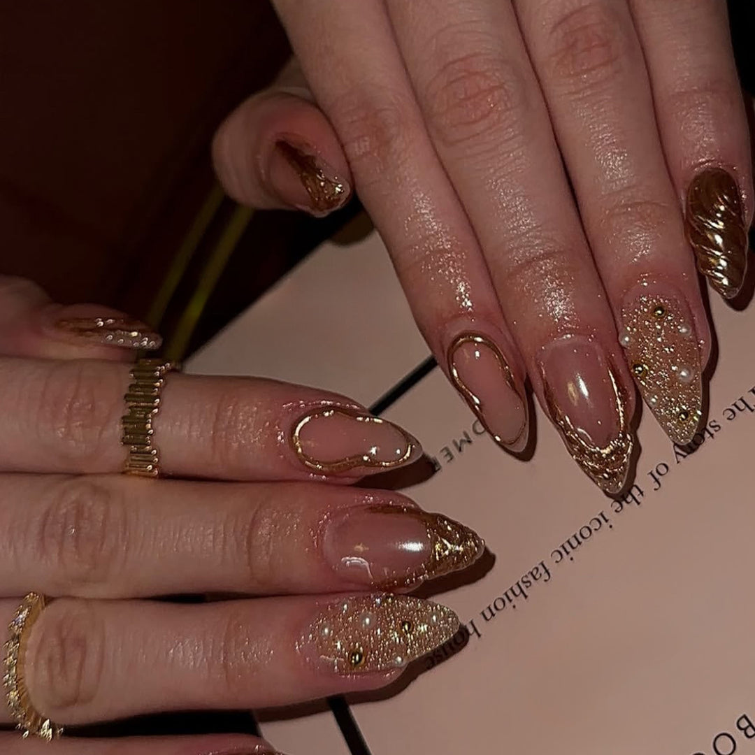 Glamorous Designer Nail Enhancement Set Kalsten