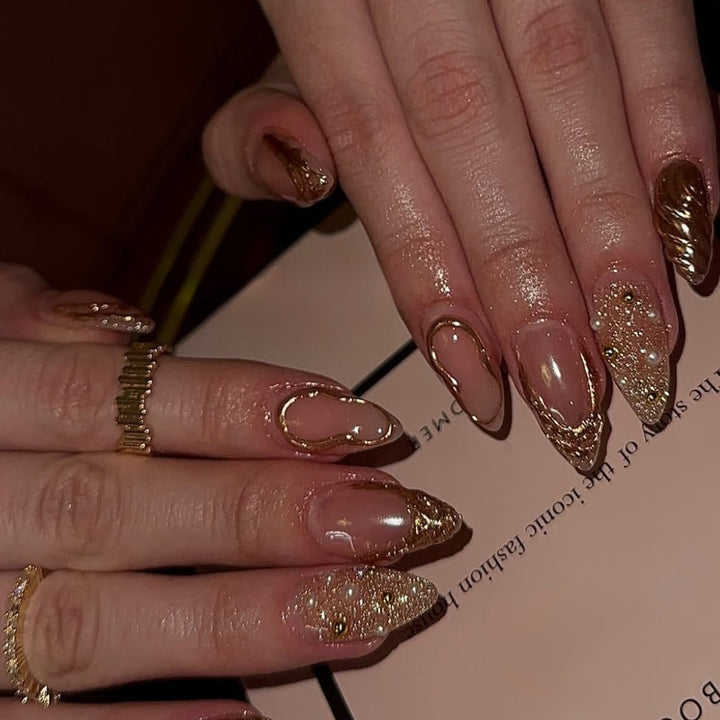 Glamorous Designer Nail Enhancement Set Kalsten