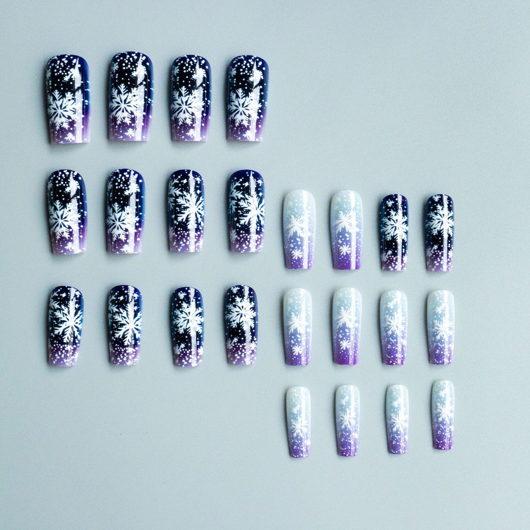 Winter-Themed Gel Nail Art Set