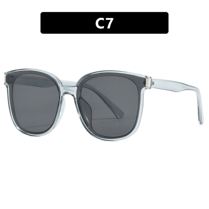 Women's stylish sunglasses with high-quality, transparent plastic frame Kalsten