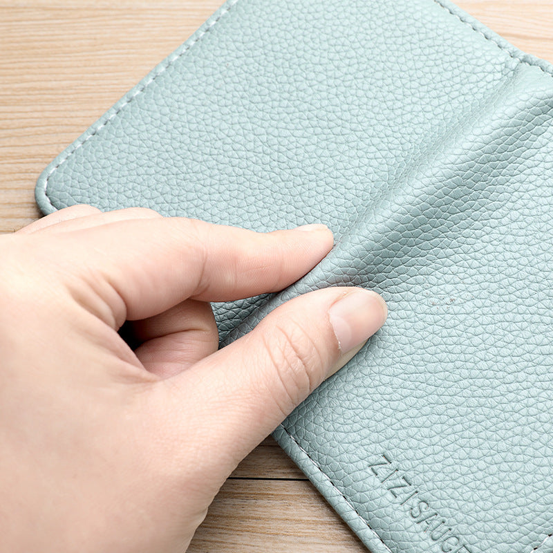 Premium Textured Leather Card Holder