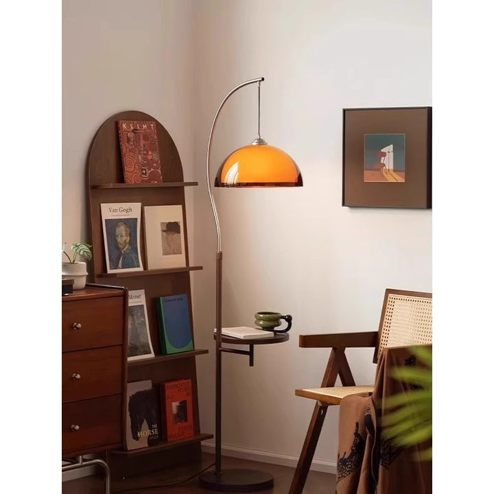 Modern Arc Floor Lamp with Adjustable Shade