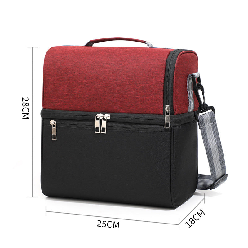 Ladies Multifunctional Cooler Bag with Insulated Double Chamber Kalsten