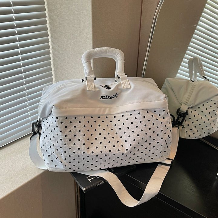 Stylish Polka Dot Travel Duffel Bag Kalsten