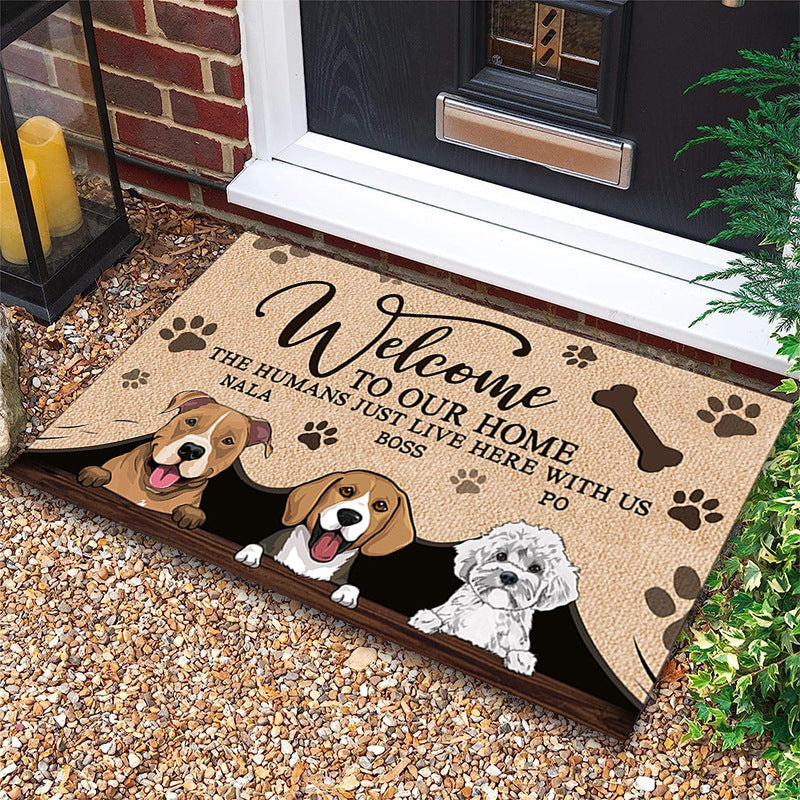 Cat-Themed Decorative Doormat