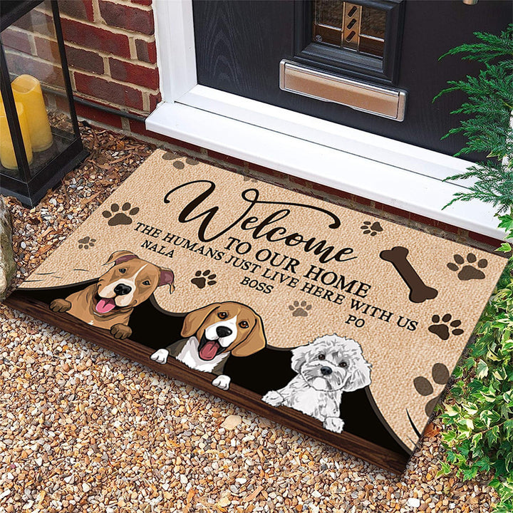 Cat-Themed Decorative Doormat