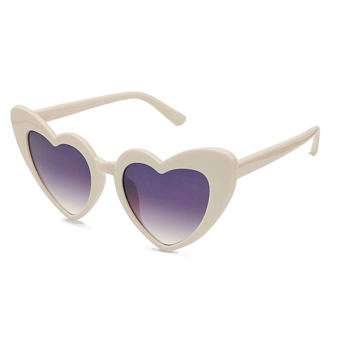 Women's Heart-Shaped Sunglasses with UV Protection and High-Quality Film Processing Kalsten