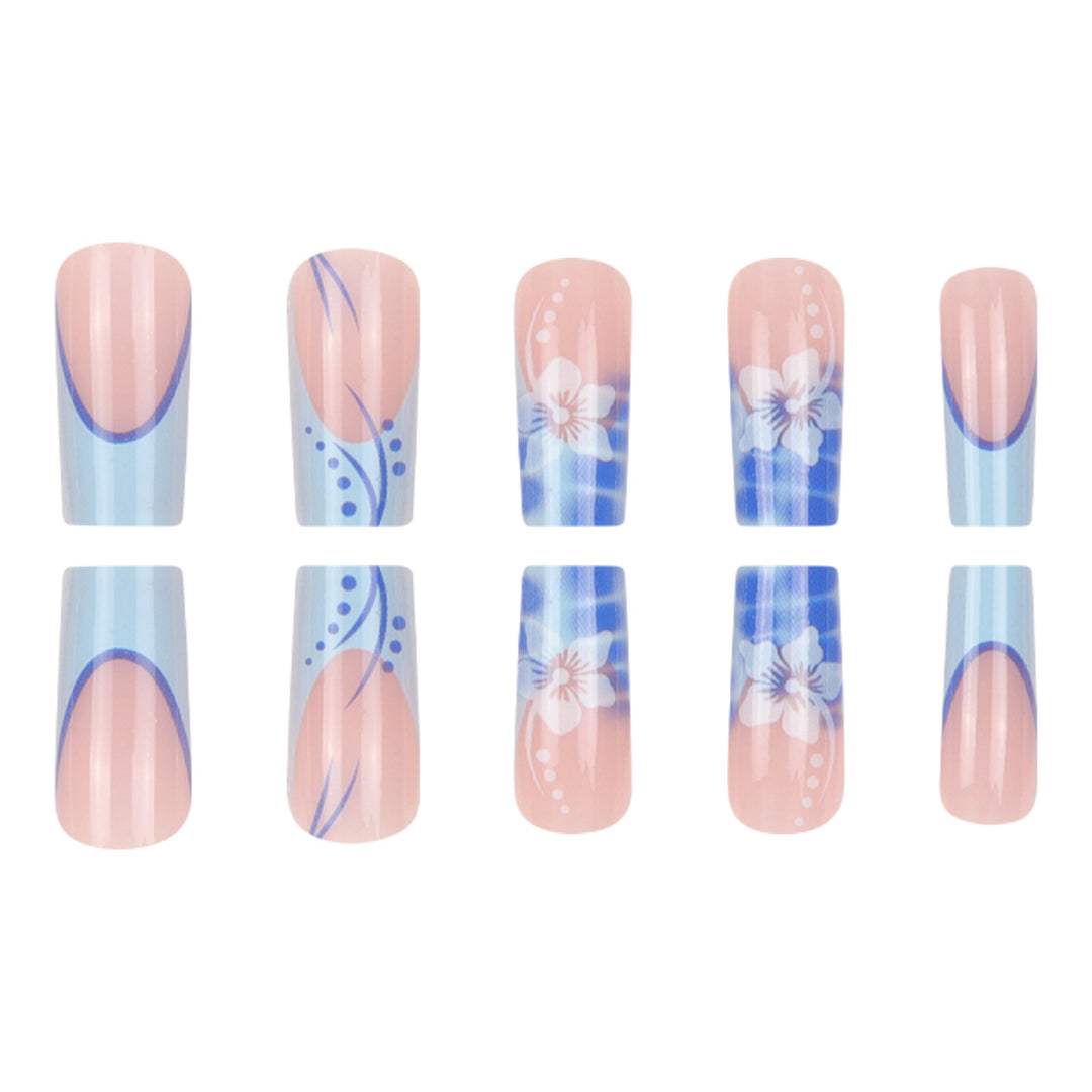 Artistic Floral-Inspired Press-On Nails Kalsten