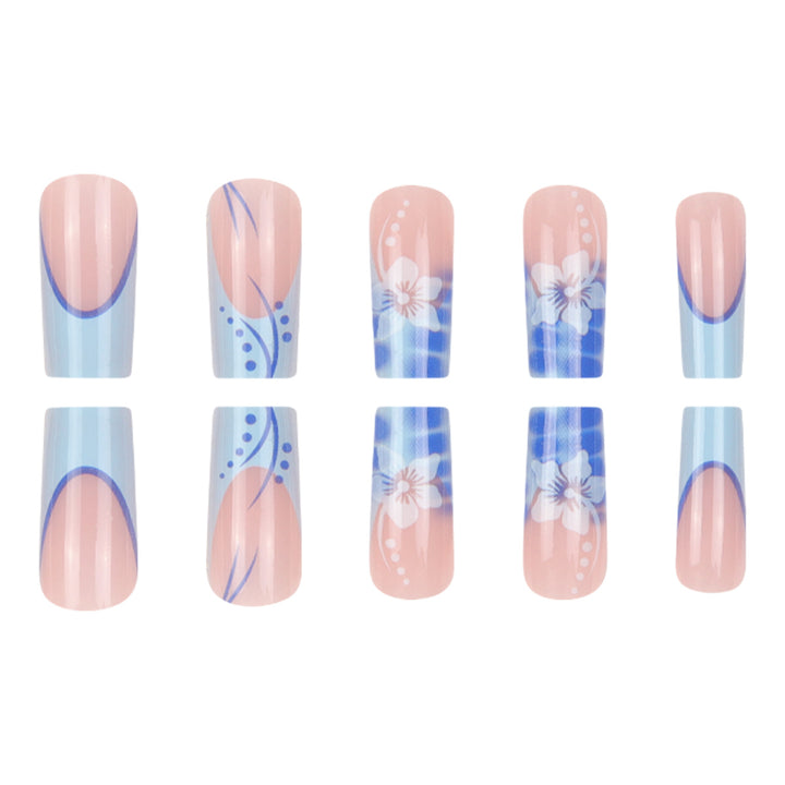 Artistic Floral-Inspired Press-On Nails Kalsten