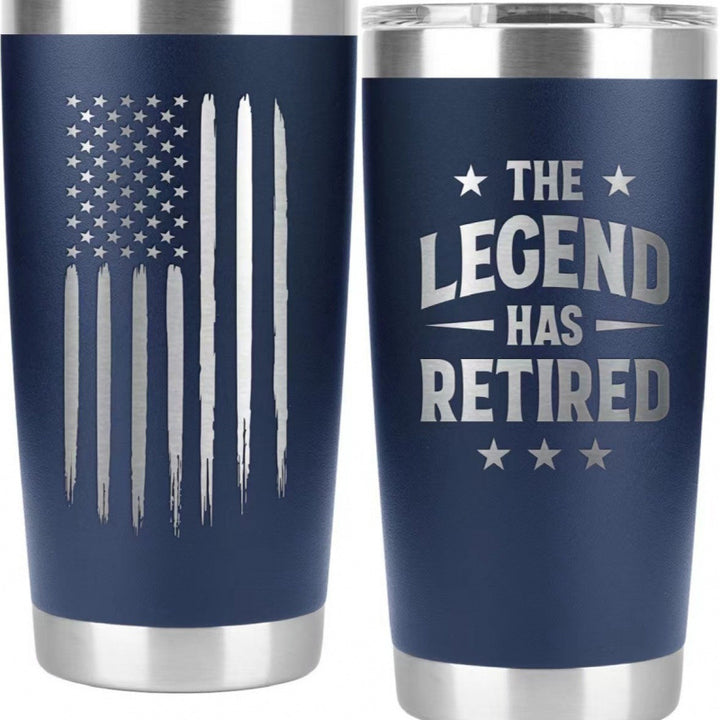 Double-Wall Vacuum Insulated Stainless Steel Travel Tumbler With Spill-Resistant Lid And Printed Cow Sunflower Design