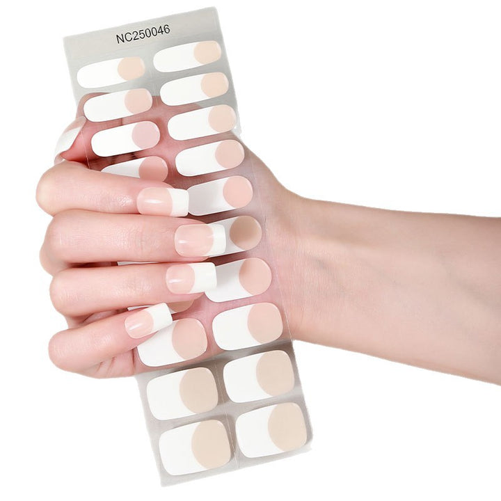 French Tip Nail Wraps