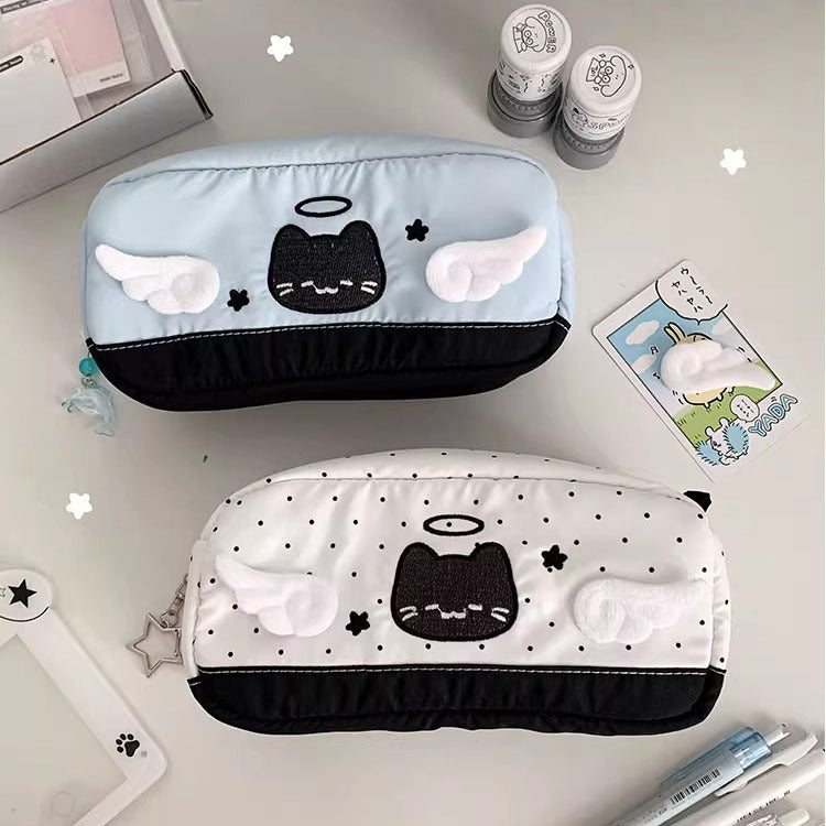 Cute Cat-Themed Multi-Functional Pouch
