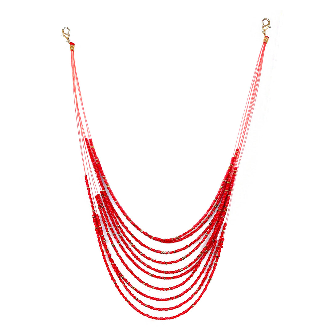 Multilayered Beaded Necklace Kalsten