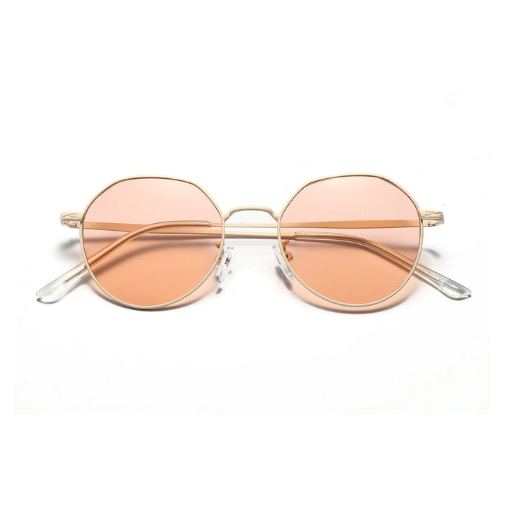 Women's round glasses with delicate metal frame Kalsten