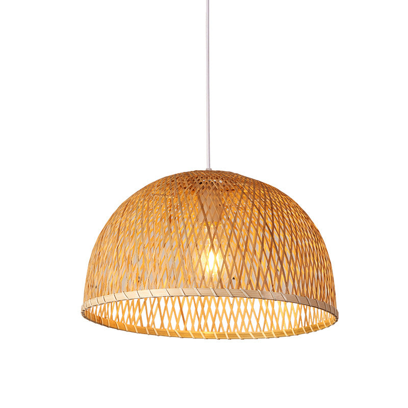 Woven Bamboo Ceiling Lamp