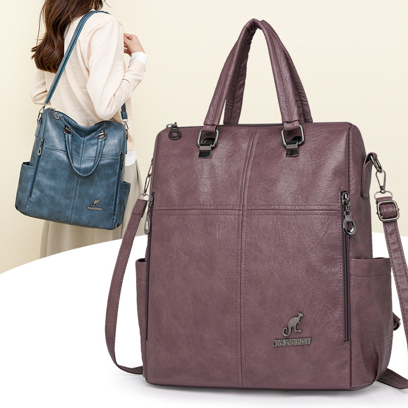 Multi-Functional Faux Leather Handbag Kalsten
