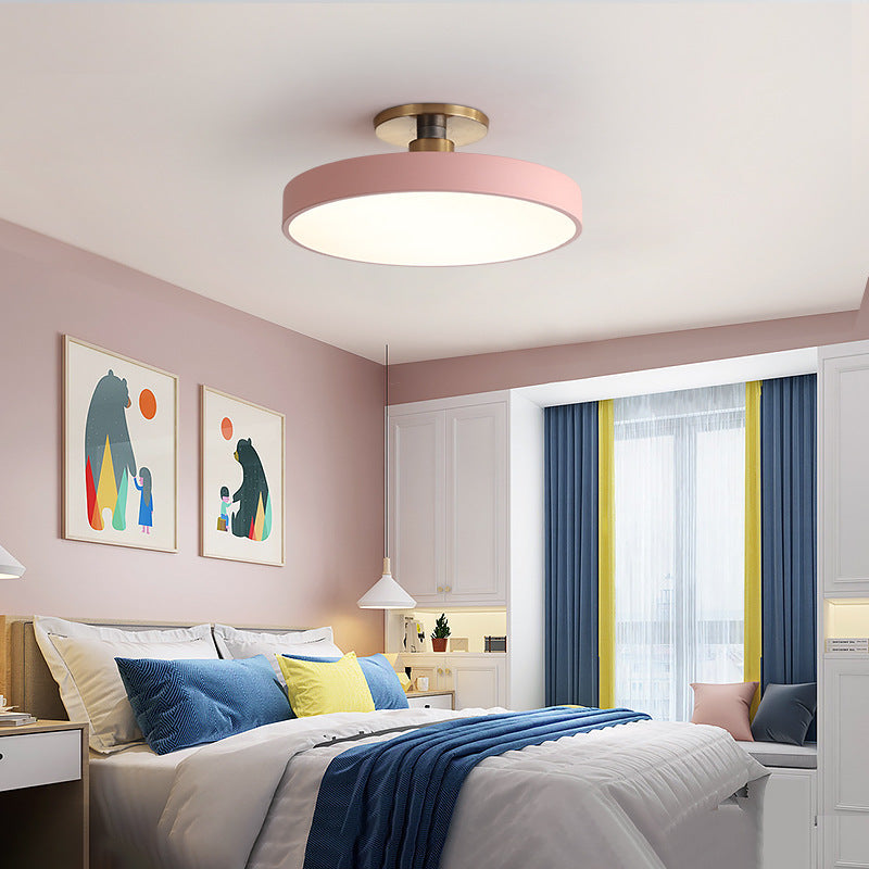Modern Round Flush Mount Light