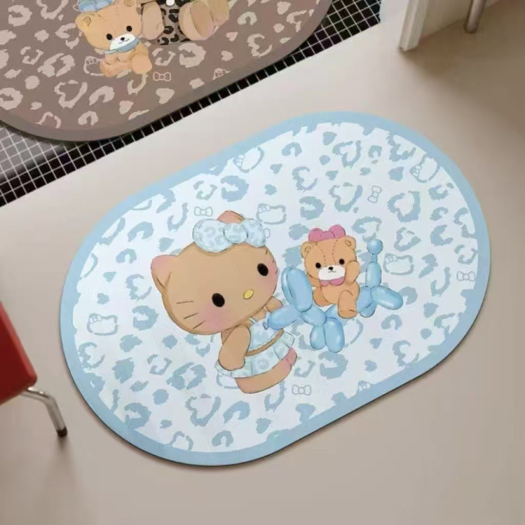Hello Kitty-Themed Bath Mat Kalsten
