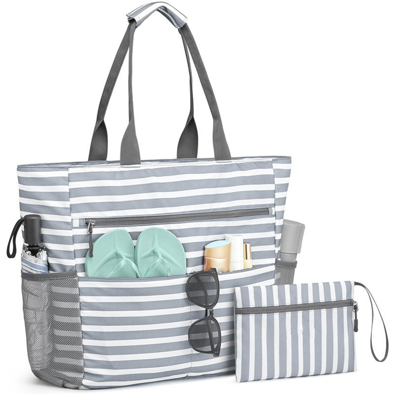 Large beach bag with functional internal organization Kalsten