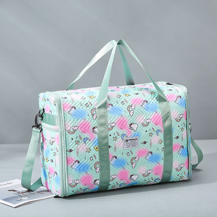 Fun Patterned Gym Duffel Bag