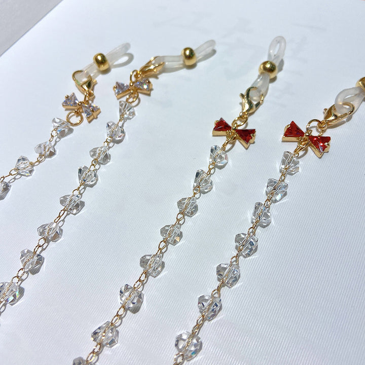 Jewelry necklace with sparkling crystals and elegant pendants Kalsten