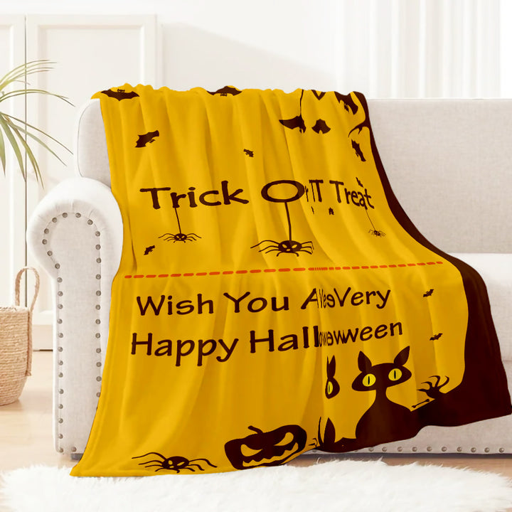 Halloween Themed Fleece Blanket Kalsten