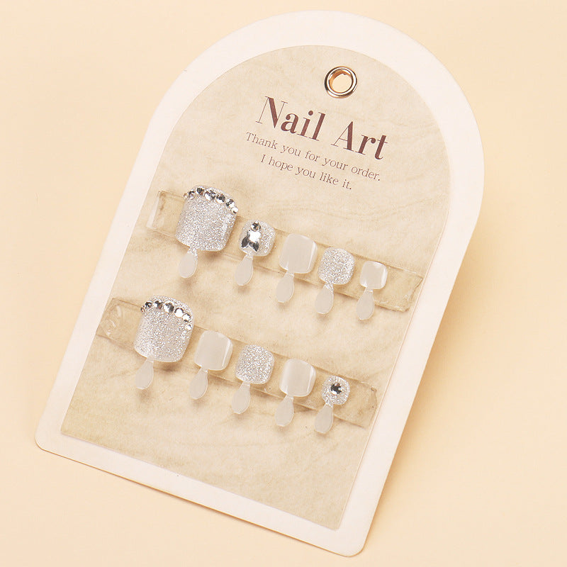 Glittering Press-On Nail Art Set Kalsten