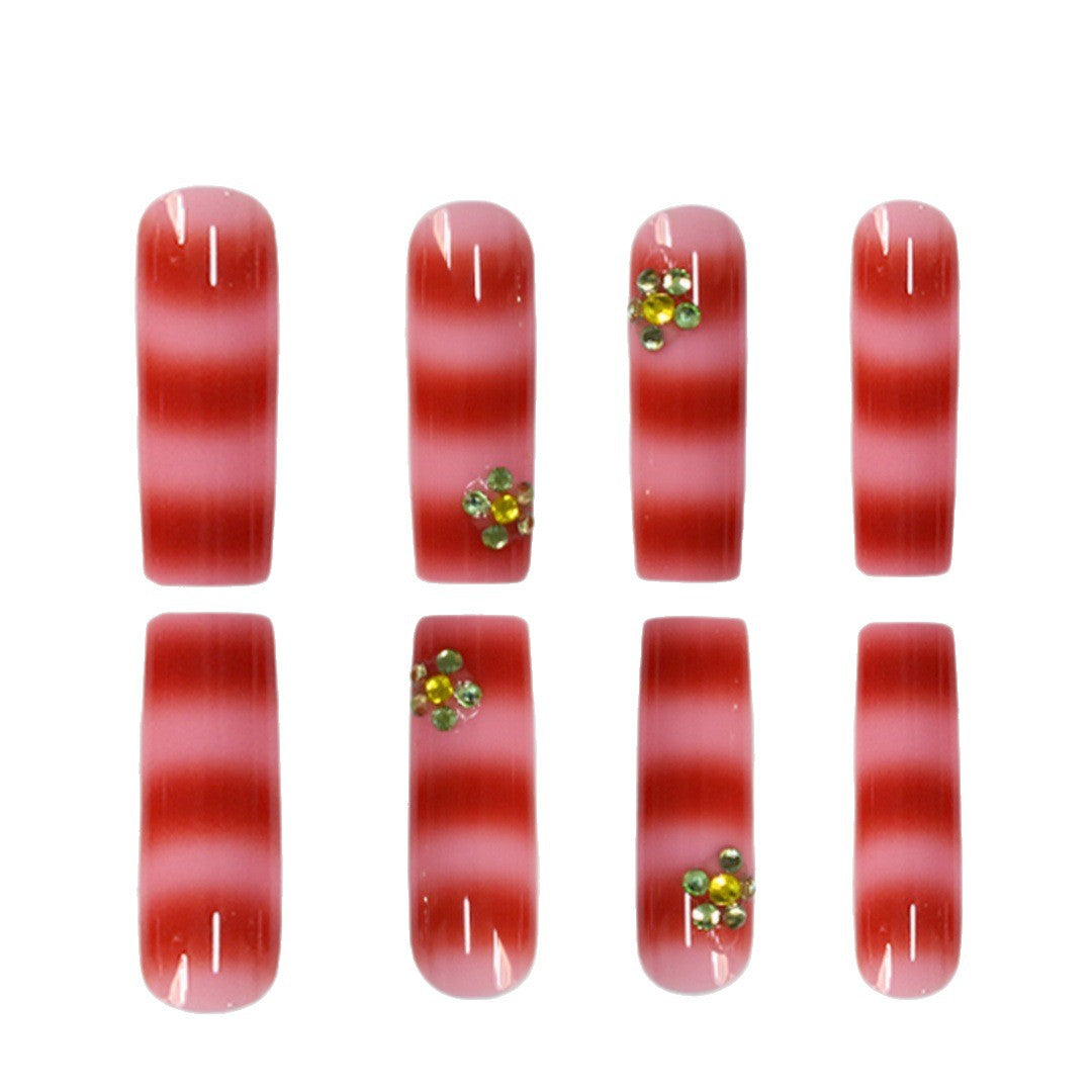 Fancy Decorative Press-On Nail Set Kalsten
