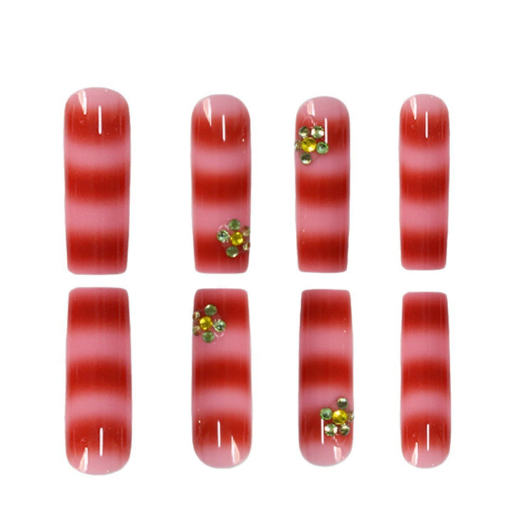 Fancy Decorative Press-On Nail Set Kalsten
