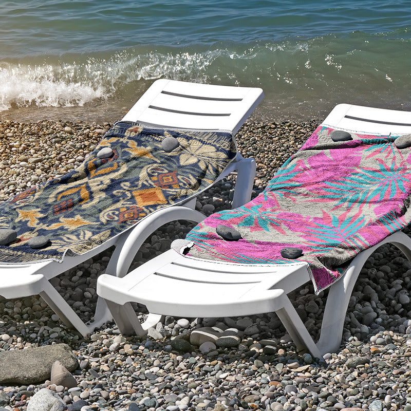 Beach towel made of skin-friendly microfiber with a creative pattern mix Kalsten