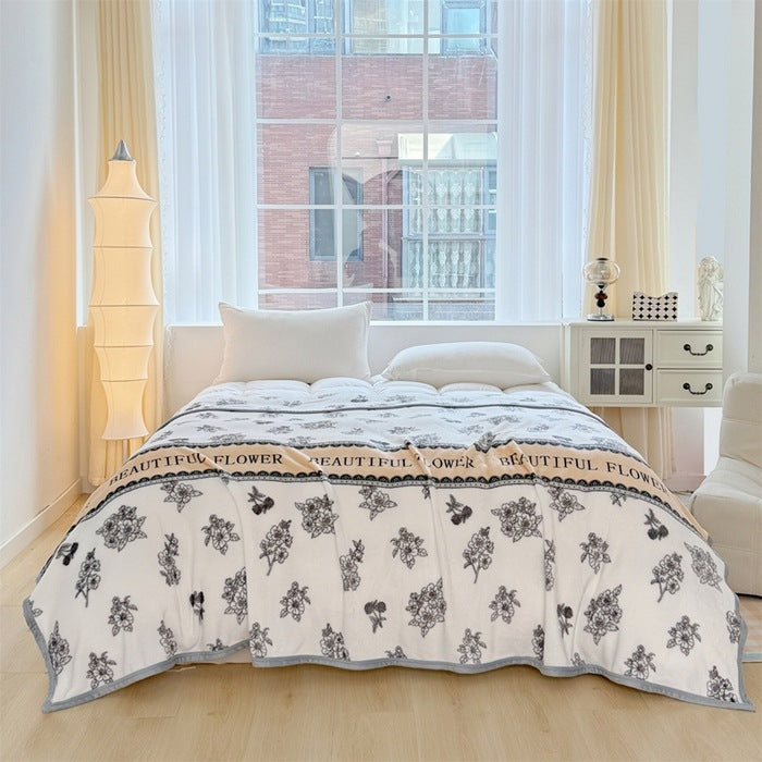 Women Patterned Blanket made of Soft Cotton Kalsten
