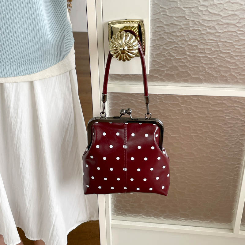 Stylish Polka Dot Handbag