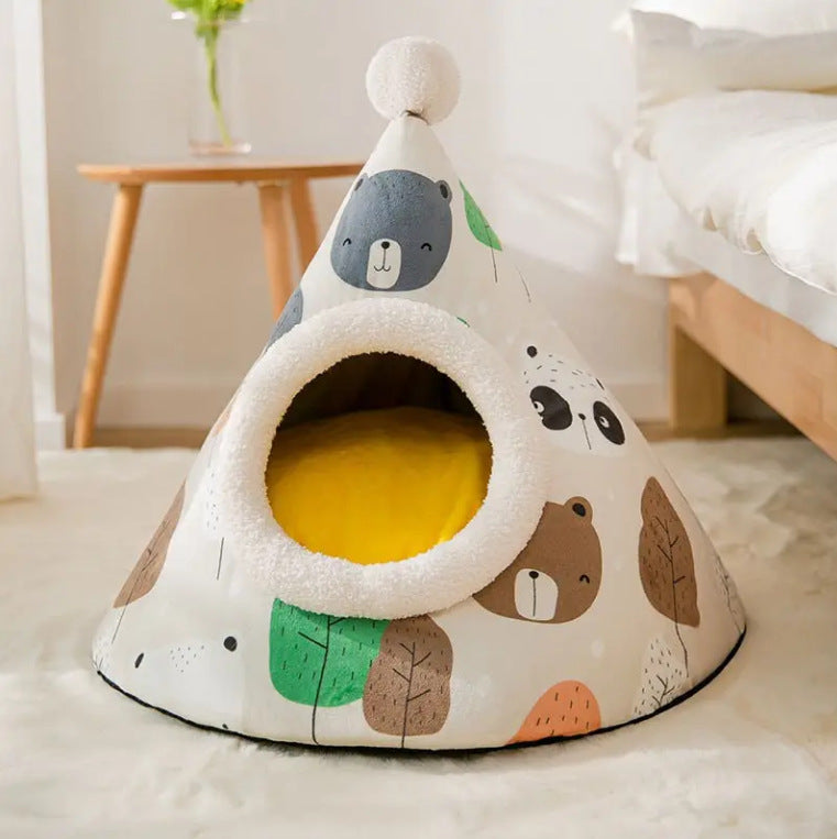 Cozy T-shaped Dog Bed