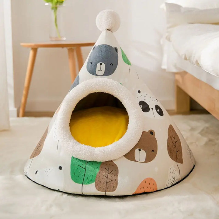 Cozy T-shaped Dog Bed