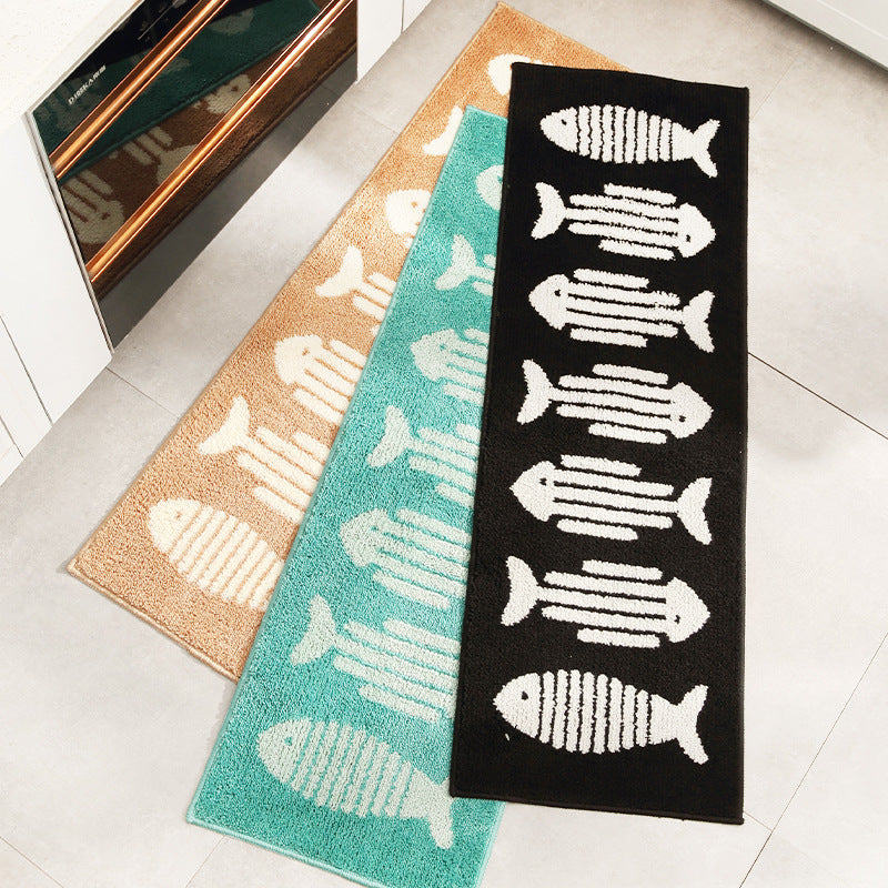 Nautical-Themed Kitchen Runner Mat for Home