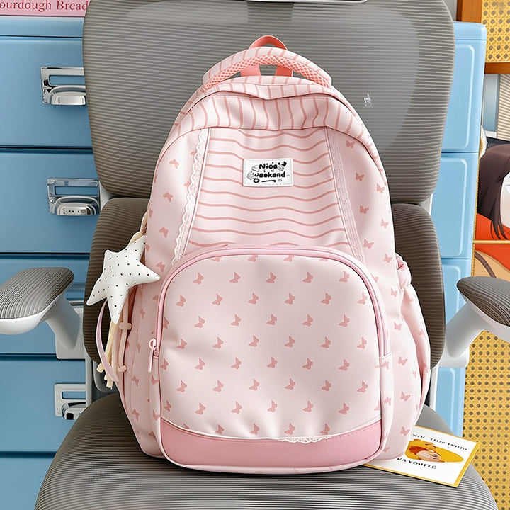 Playful Butterfly-Themed School Backpack Kalsten