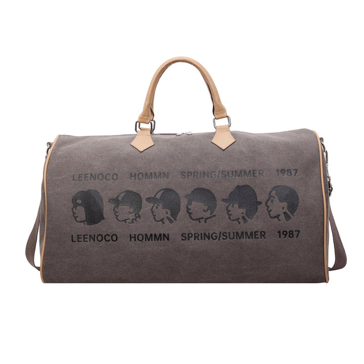Graphic Print Travel Duffle Bag