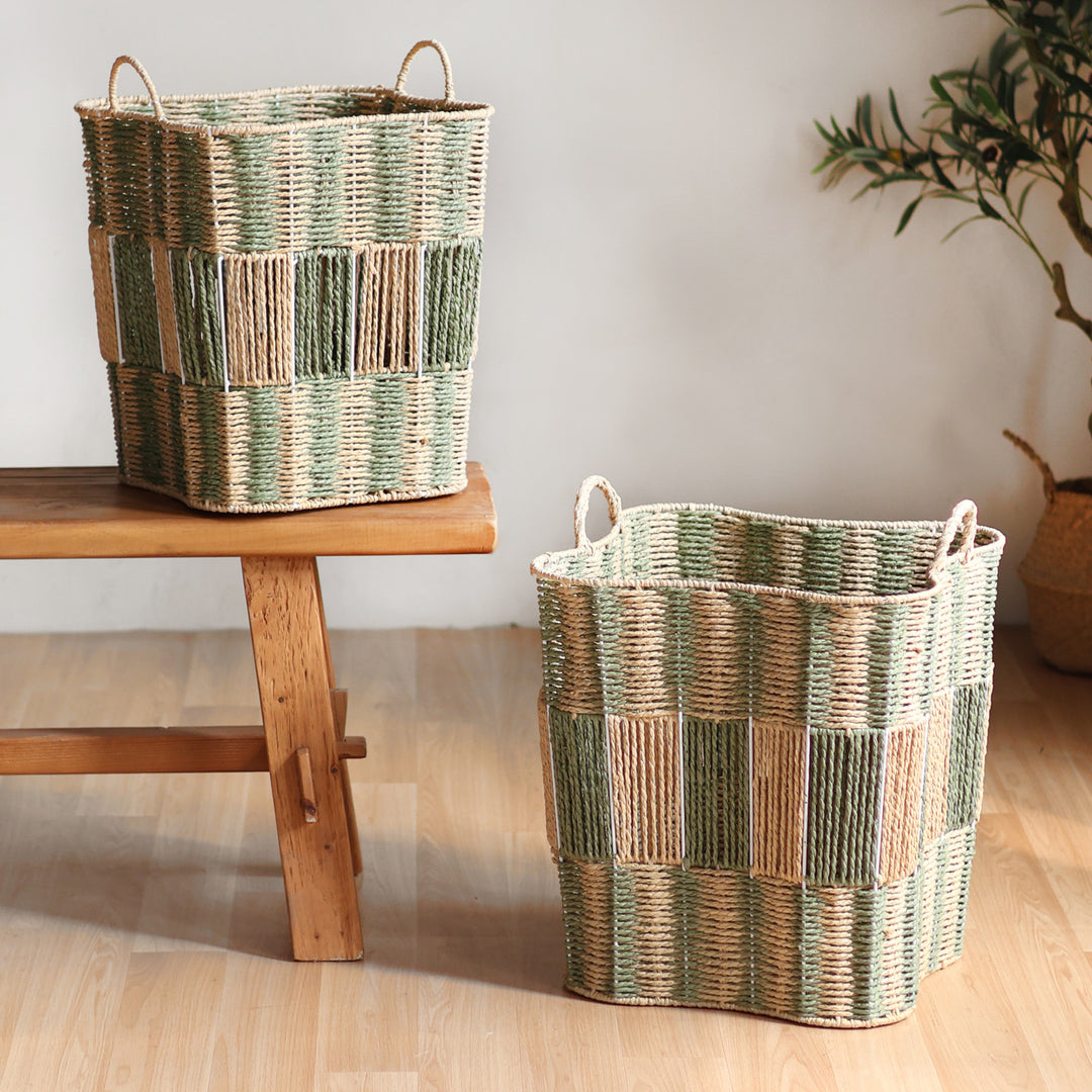 Handcrafted storage basket Kalsten