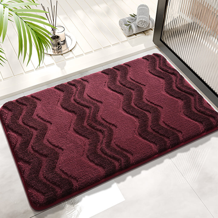 Textured Memory Foam Bathroom Mat Kalsten