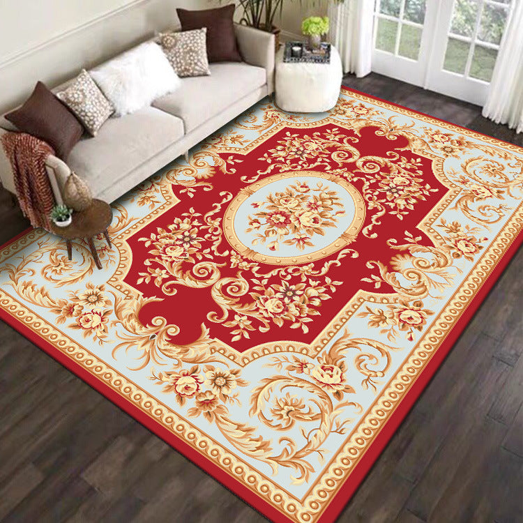 Vintage Floral Pattern Area Rug