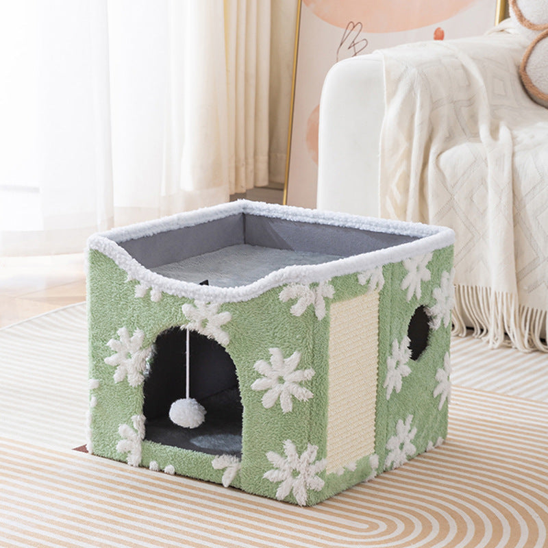 Cozy Plush Cat Hideout Kalsten