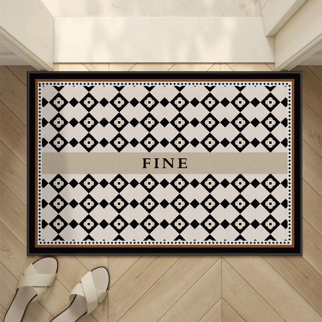 Decorative Textured Welcome Mat