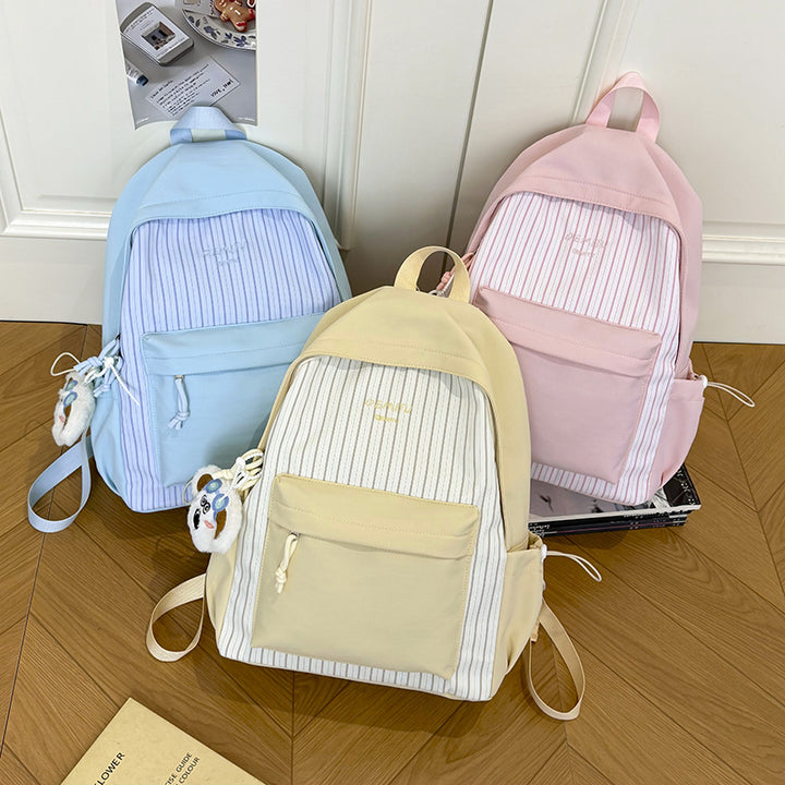 Casual Stripe Patterned Backpack Kalsten