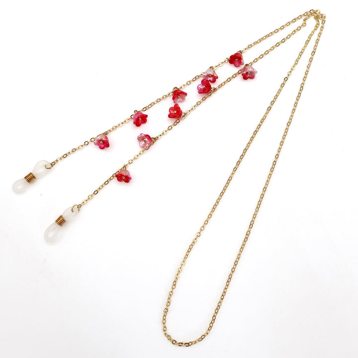 Floral Embellished Eyewear Chain Kalsten