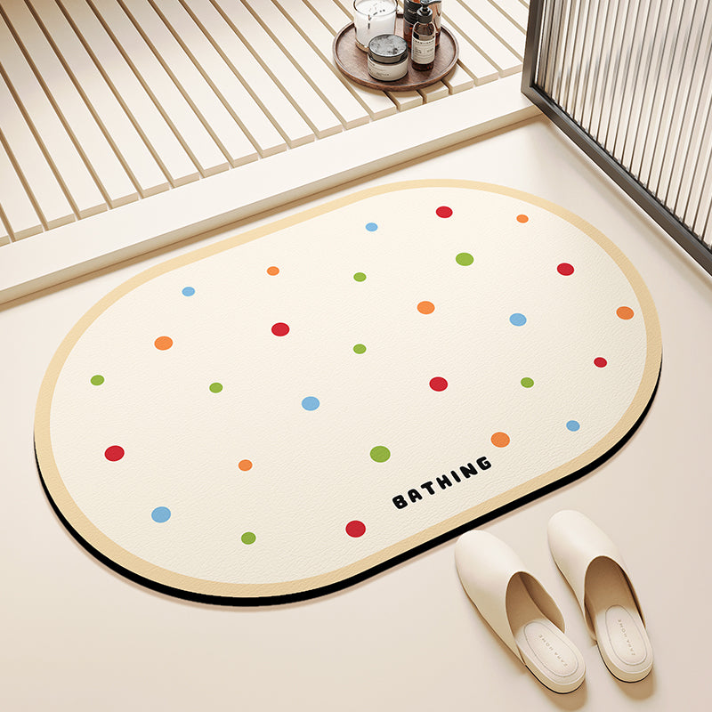 Playful Bath Mat for Bathroom Floor Decor