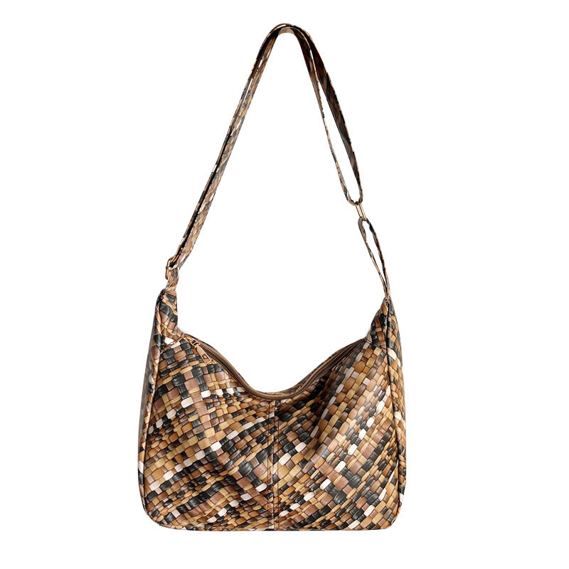 WoColorful Woven Hobo Bag Kalsten
