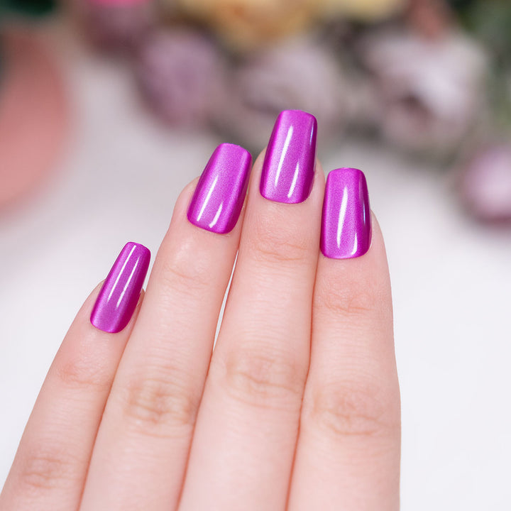 Glossy Press-On Nail Art  1791110921