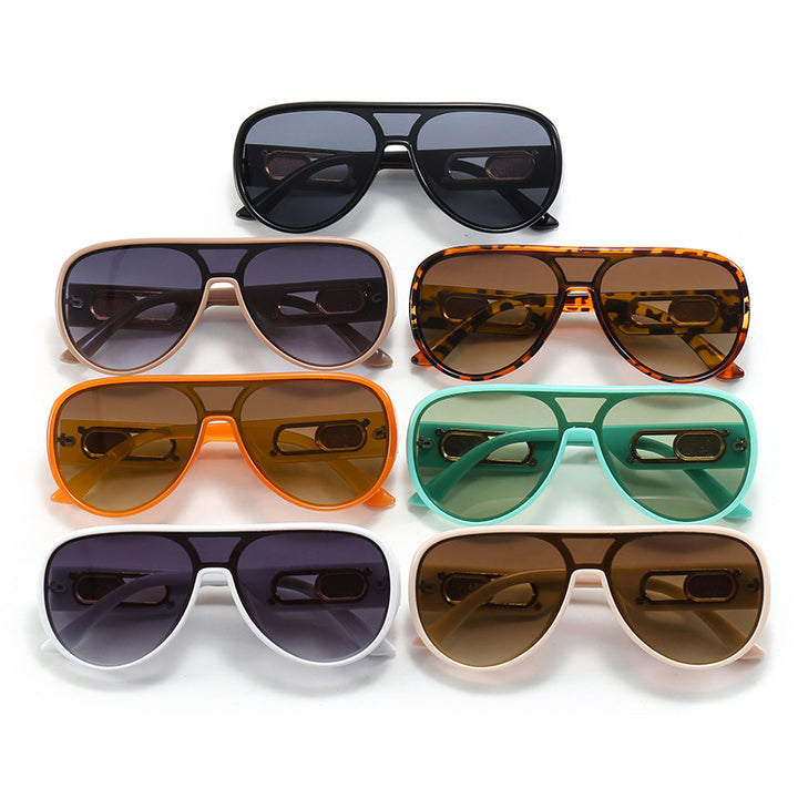 Ladies Elegant Oversize Sunglasses with Designer Details Kalsten