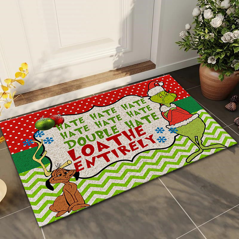 Christmas-Themed Decorative Doormat for Home